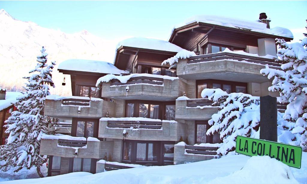 Hotel La Collina Saas Fee Exterior foto