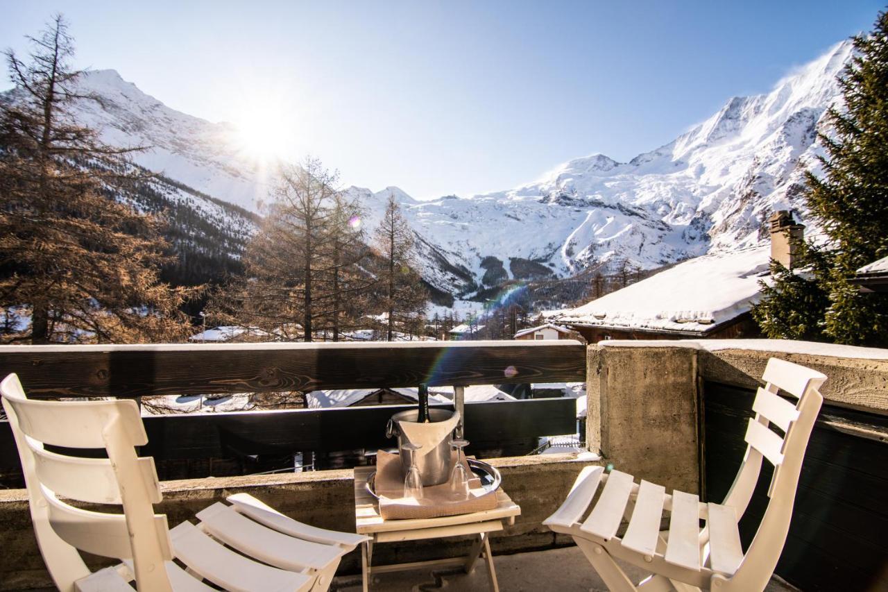 Hotel La Collina Saas Fee Exterior foto